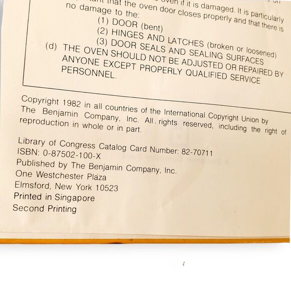 VTG 1982 Kenmore Microwave Cookery Cookbook Spiral Bound 80s Retro Recipes - Picture 7 of 16